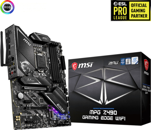 Moederbord Intel MSI MPG Z490 GAMING EDGE WIFI