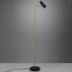 Trio Lighting Vloerlamp Marley, mat messing/mat zwart