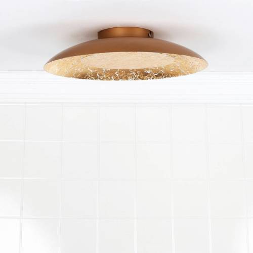 Lucide LED plafondlamp Foskal messing, Ø 34,5 cm