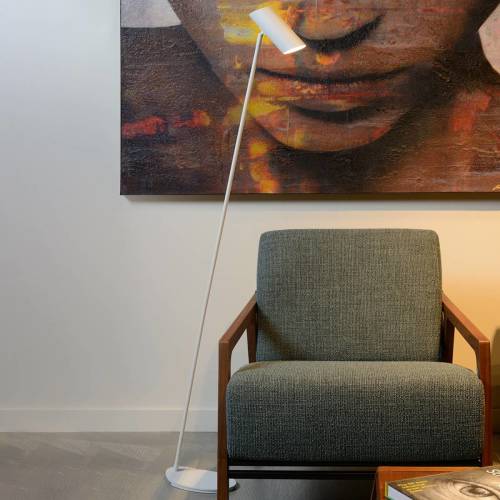 Lucide Witte vloerlamp Hester van metaal