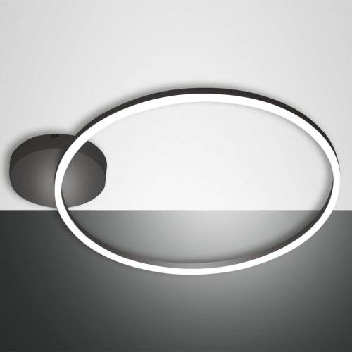 Fabas Luce LED plafondlamp Giotto 1-lamp, zwart