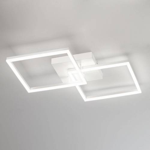 Fabas Luce Moderne LED plafondlamp Bard in wit