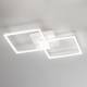 Fabas Luce Moderne LED plafondlamp Bard in wit