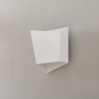 Mantra Wandlamp Asimetric van staal, wit