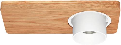 Linea Light LED plafondlamp Beebo S, eiken licht
