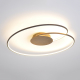 Lindby Mooie led plafondlamp Joline in roestbruin