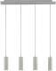 Lindby Joffrey hanglamp, 4-lamps, wit