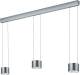 BANKAMP Impulse LED hanglamp 3-lamps nikkel