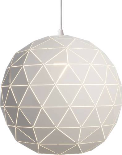 Deko-Light Hanglamp Asterope, Ø 25 cm rond, wit