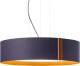 Domus LED hanglamp LARAfelt M, Ø 43 cm, indigo/kaneel