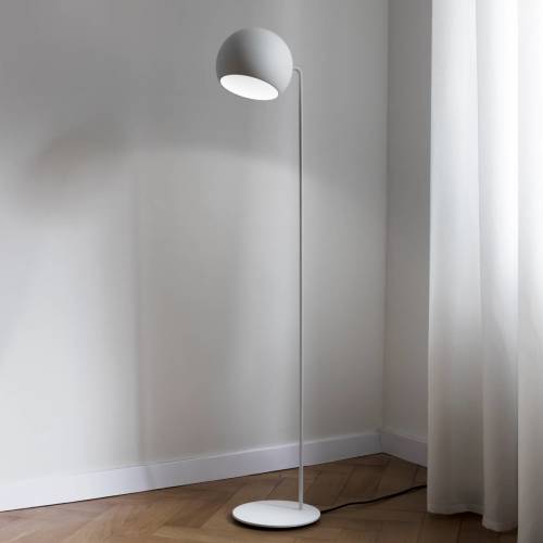 NYTA Tilt Globe Floor vloerlamp, mat wit