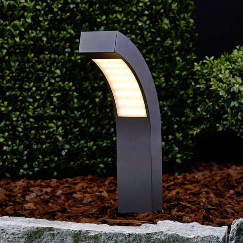 Lucande Gebogen led-sokkellamp Lennik, 40 cm