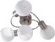 Lindby LED-plafondlamp Ciala, 4-lamps, nikkel