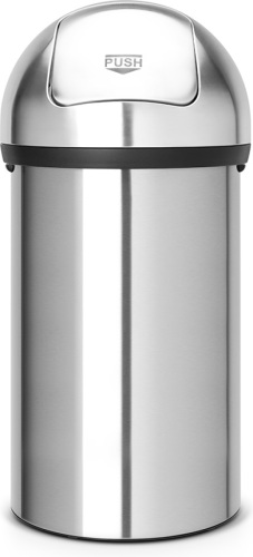 Brabantia Push Bin 60 l - Matt Steel