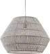 Lindby Hanglamp Ottavio van papieren vlechtwerk, wit