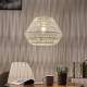 Lindby Hanglamp Ottavio van papieren vlechtwerk, wit