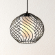 Lindby Cedrice kooi-hanglamp, 1-lamp