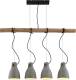 Lindby Grima hanglamp van beton, 4-lamps