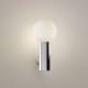 LEDS-C4 Mist badkamer wandlamp 1-lamp chroom