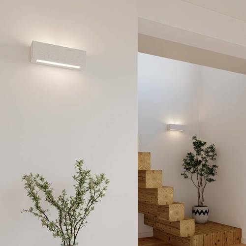 EULUNA Wandlamp Cube Line up/down van keramiek, wit