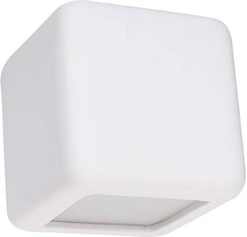EULUNA Wandlamp Topo up/down van keramiek in kubusvorm