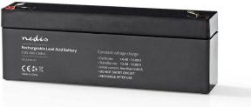 Nedis Oplaadbare Loodzuuraccu 12V | 2000 mAh | 178 x 34 x 66 mm