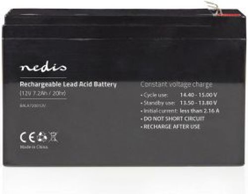 Nedis Oplaadbare Loodzuuraccu 12V | 7200 mAh | 151 x 65 x 95 mm