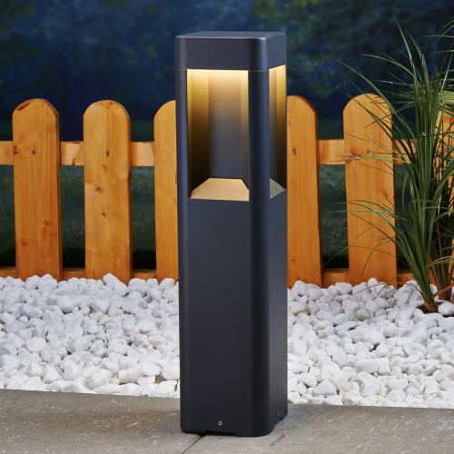 Lucande LED sokkellamp Annika van aluminium, 50 cm