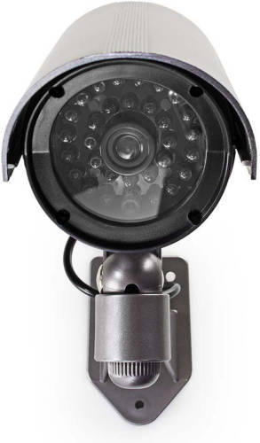 Nedis Dummy beveiligingscamera | Bullet | IP44 | Grijs