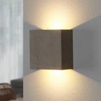 Lindby Yva - LED wandlamp van beton