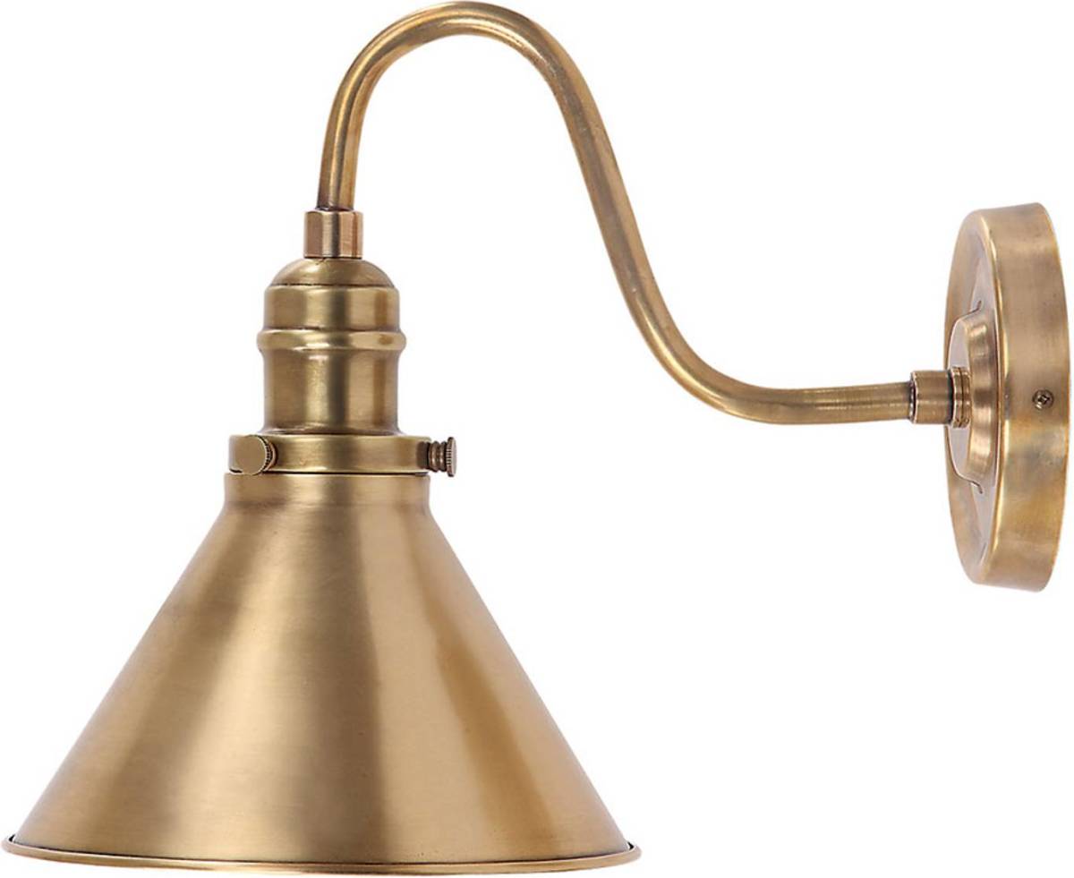 Elstead Wandlamp Provence, antiek messing