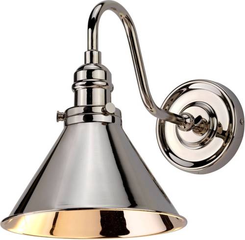 Elstead Wandlamp Provence, nikkel gepolijst