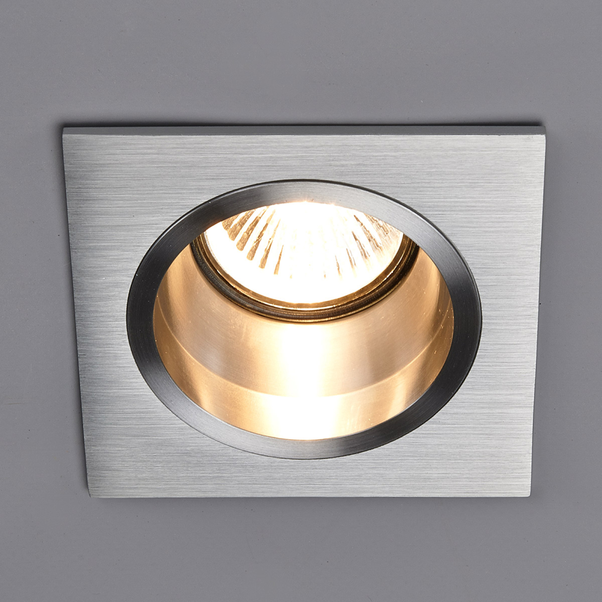 Lampenwelt.com 230V-inbouwlamp Soley, hoekig