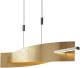 Lucande LED hanglamp Marija, verticaale afdekking, goud