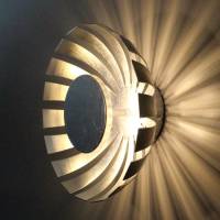 ECO-Light LED wandlamp Flare Small, zilver