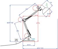 Aluminor Calypsa bureaulamp, wit