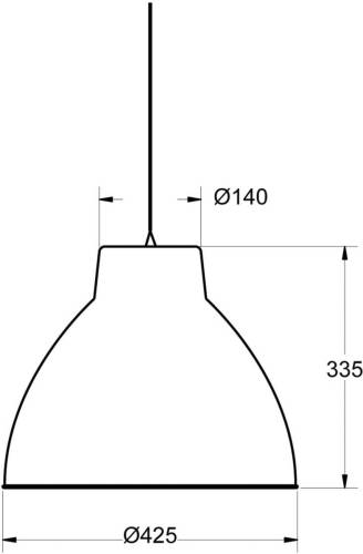 Aluminor S2089 hanglamp in industriële stijl