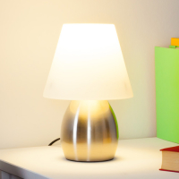 Lindby Decoratieve tafellamp Emilan met E14 LED-lamp