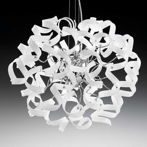 Mettallux Fraaie hanglamp WHITE, diameter 50 cm