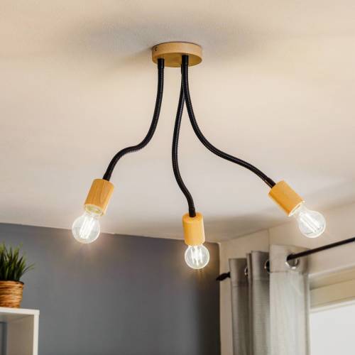 EULUNA Plafondlamp Tunga, flexibel, 3 fittingen