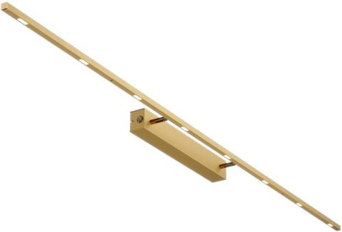 Lucande Tolu schilderij lamp, messing mat, 159 cm