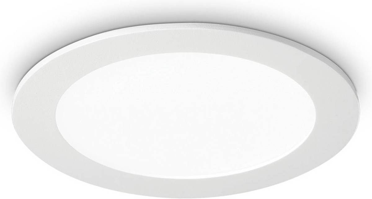 Ideallux LED plafond inbouwlamp Groove Round 3.000K 11,8cm