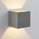 Lindby Nellie LED-beton-wandlamp, breedte 11,5 cm