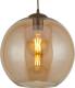 Searchlight Hanglamp Balls m amberkleur. glazen bol 25cm