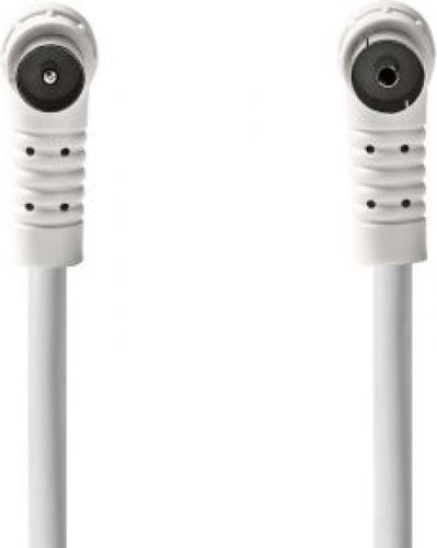 Nedis Coaxkabel 120 dB | IEC (Coax) Male Haaks - IEC (Coax) Female Haaks | 10 m | Wit