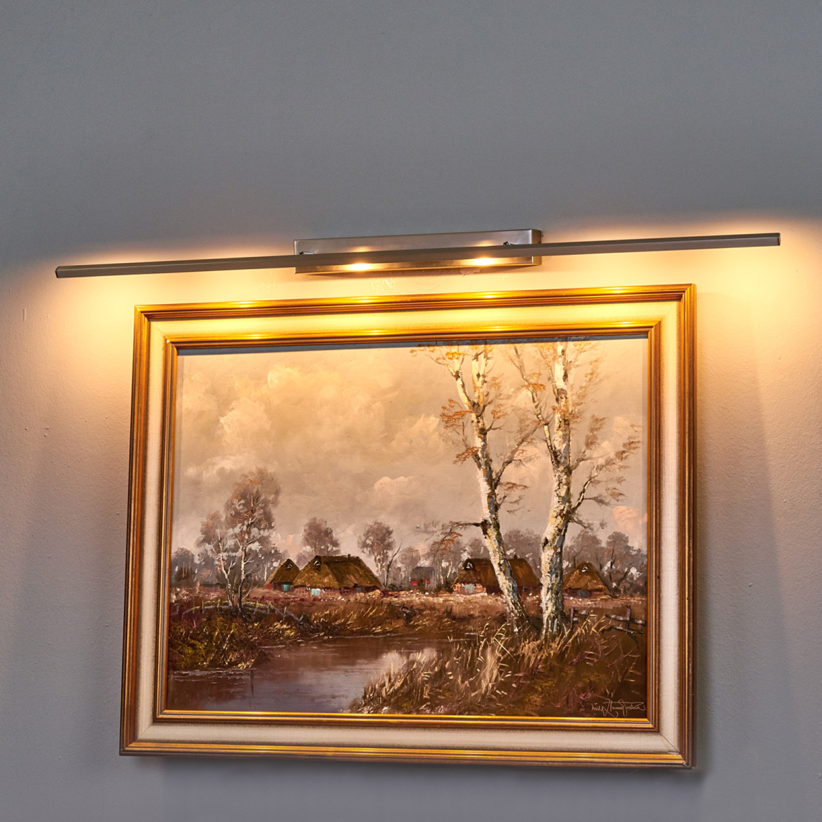 Lucande Elegante LED-schilderijverl Tolu - Made in Germany
