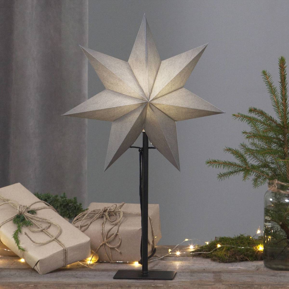 STAR TRADING Staande ster Ozen hoogte 55 cm