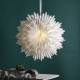 STAR TRADING Decoratie ster Ice, papier, z. fitting, Ø 70cm wit