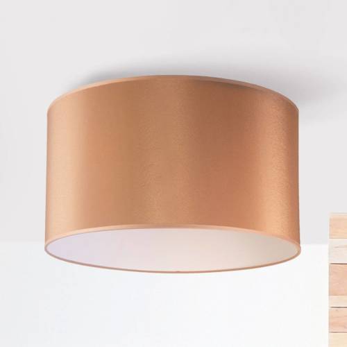 EULUNA Plafondlamp Dorset van textiel, cappuccino
