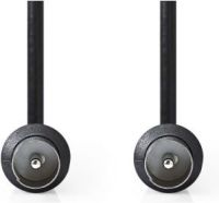 Nedis Coaxkabel 90 dB | IEC (Coax) Male - IEC (Coax) Male | 1,5 m | Zwart